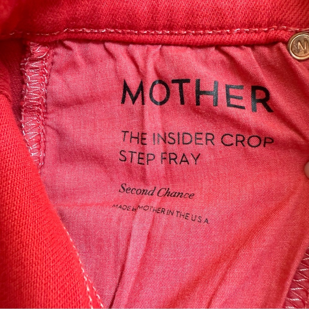 MOTHER Red Ankle Crop Jeans - Picture 11 of 12